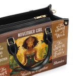 The Soul Of Witch - Personalized Leather Handbag Stb73