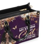 God Working It Out For Me - Personalized Leather Handbag