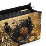 Born With The Magic - Personalized Leather Hand Bag Stb89