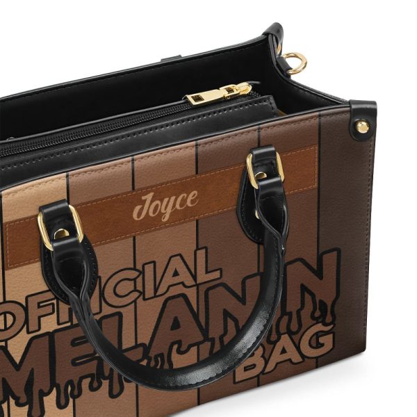 Official Melanin Bag - Personalized Leather Handbag Stb08