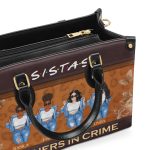 Partners In Crime - Personalized Leather Handbag Stb04