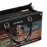 I Still Believe In Amazing Grace - Personalized Leather Handbag Mb52