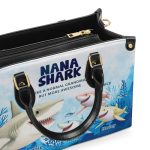 Nana Shark - Personalized Leather Handbag Sb248