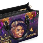 A Beautiful Queen - Personalized Leather Handbag