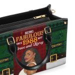 Being Fabulous - Personalized Leather Handbag