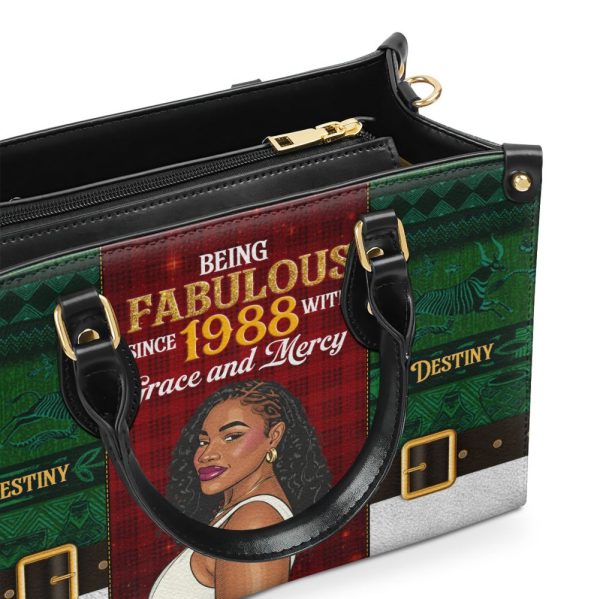 Being Fabulous - Personalized Leather Handbag