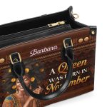 Black Queen - Personalized Leather Handbag