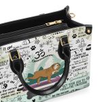 I'M Nicer After Yoga - Personalized Leather Hand Bag Sblhbt72