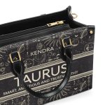 Zodiac Signs - Personalized Leather Handbag Stb217