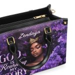 God Is Rewriting My Story - Personalized Leather Handbag