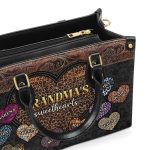 Grandma Sweetheart - Personalized Leather Handbag Sblhblm1439M