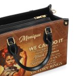 We Can Do It - Personalized Leather Handbag Stb163