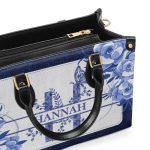 Initial Letter - Personalized Leather Handbag Sb97