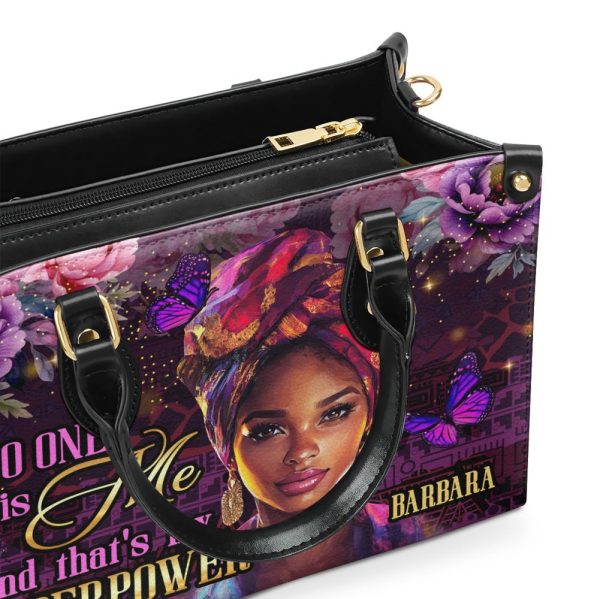 My Superpower - Personalized Leather Handbag