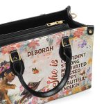 She Is Beautiful - Personalized Leather Handbag