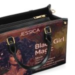 Black Girl Magic - Personalized Leather Handbag Sbn03