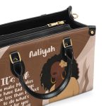 It Is Ok To Be Less Than Perfect - Personalized Leather Hand Bag Stb105