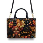 Radiant Roots - Personalized Leather Handbag Sb103