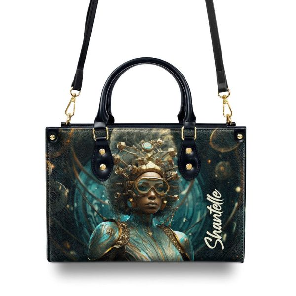 Afrofuturism10 - Personalized Leather Handbag Sb123