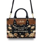 Mieux Vaut Être Seul Que Mal Accompagné - Personalized Leather Handbag Sb608