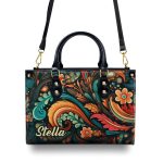 Bloom - Personalized Leather Handbag Stb127