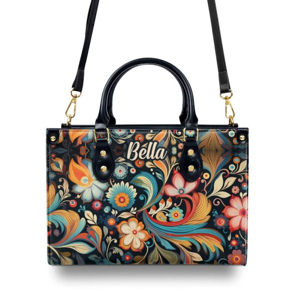 Effulgent - Personalized Leather Handbag Stb132