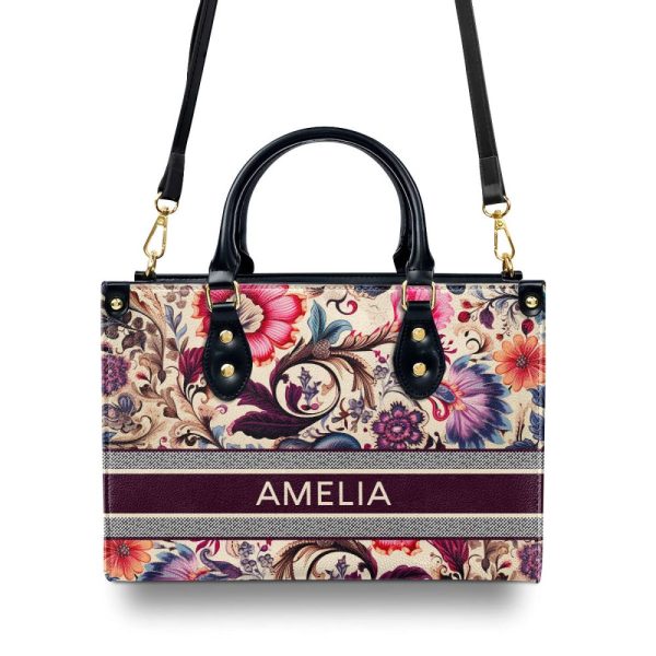 Special Bohemian - Personalized Leather Handbag Stb136