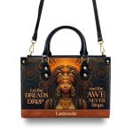 Let The Dreads Drop - Personalized Leather Handbag Stb40