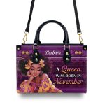 Black Queen - Personalized Leather Handbag