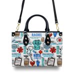 Nurse Life - Personalized Leather Handbag Sbn10