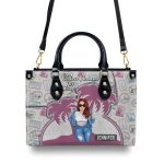 Collect Memories Not Things - Personalized Leather Hand Bag Sblhbt76