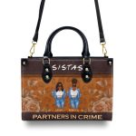 Partners In Crime - Personalized Leather Handbag Stb04
