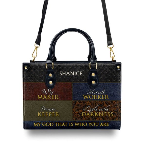 Way Maker - Personalized Leather Handbag Mb51
