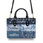 I Am - Personalized Leather Handbag