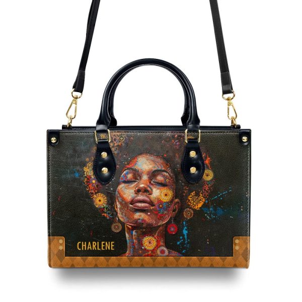 Afrocentrism 09 - Personalized Leather Handbag Sbt09