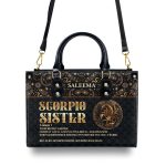 Sister Zodiac Sign - Personalized Leather Handbag Sblhblm2071M