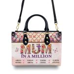 Mum In A Million - Personalized Leather Handbag Sblhblm2085L