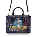 It Is A Thing You Wouldn'T Understand - Personalized Leather Handbag Sbt35