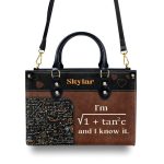 I'M Sexy And I Know It - Personalized Leather Handbag Mb67