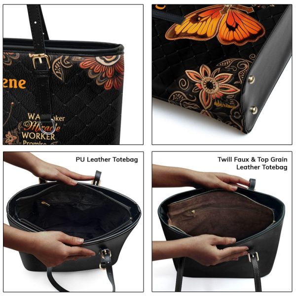 Way Maker - Personalized Leather Totebag