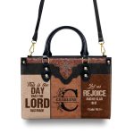 This Is The Day - Personalized Leather Handbag Sblhblm1522L