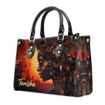 Afrofuturism04 - Personalized Leather Handbag Sb114