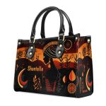 Black Beauty - Personalized Leather Handbag Sb108