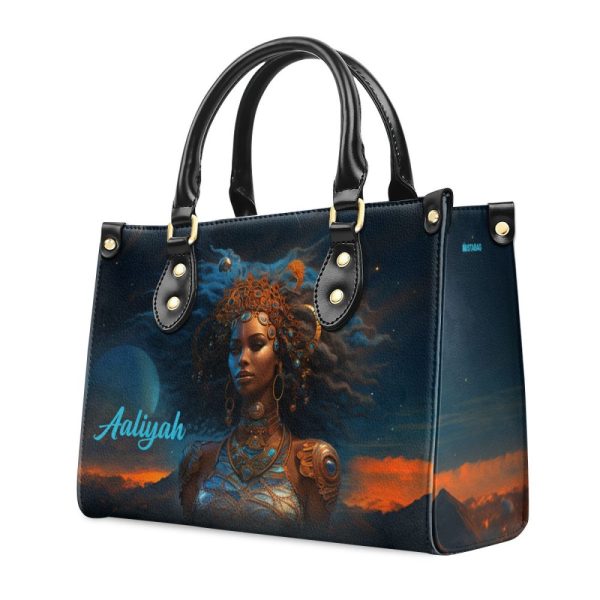 Afrofuturism11 - Personalized Leather Handbag Sb125