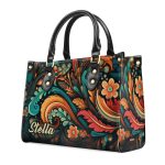 Bloom - Personalized Leather Handbag Stb127