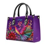 Humming Bird - Personalized Leather Handbag - Stb141