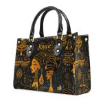 The Ancient Time Unique Texture - Personalized Leather Handbag Stb15