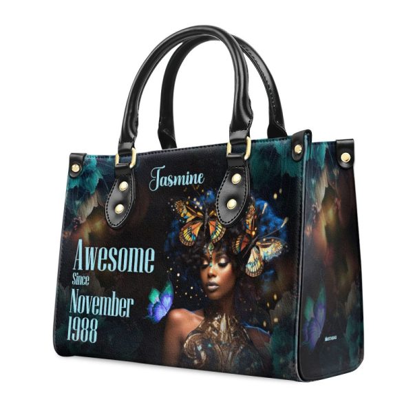 Personalized Awesome Leather Handbag Stb54
