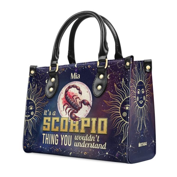 It Is A Thing You Wouldn'T Understand - Personalized Leather Handbag Sbt35