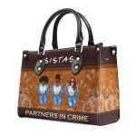 Partners In Crime - Personalized Leather Handbag Stb04